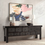 Lahey - 11 Drawer Console Table - R&R Furniture Gallery (Fountain Valley, CA)