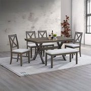 Marit - Dining Table - Gray - R&R Furniture Gallery (Fountain Valley, CA)
