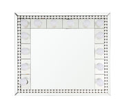 Farai - 28" Accent Mirror - Mirrored & Faux Crystal Diamonds - R&R Furniture Gallery (Fountain Valley, CA)