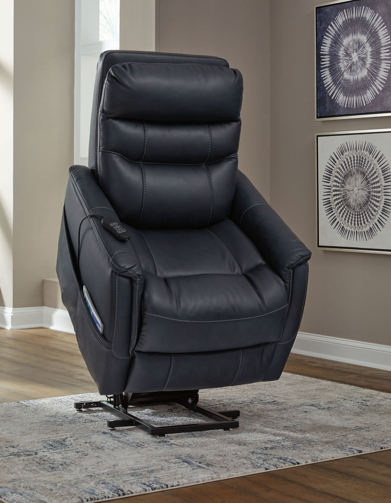 Strawbill - Power Lift Recliner - R&R Furniture Gallery (Fountain Valley, CA)