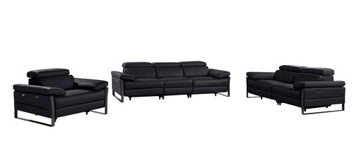 1246 - Modular Power Triple Reclining Sofa, Loveseat, And Chair Set With Power Headrests - R&R Furniture Gallery (Fountain Valley, CA)