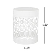 Outdoor Metal Large End Table, Modern Design - R&R Furniture Gallery (Fountain Valley, CA)