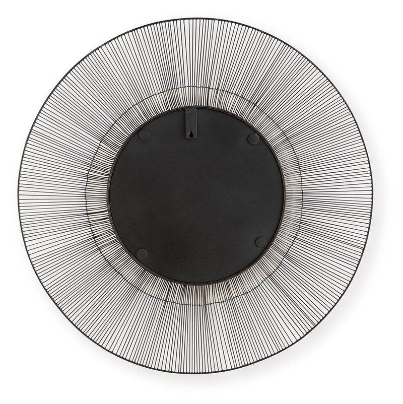 Dallmen - Accent Mirror - Black / Gold Finish - R&R Furniture Gallery (Fountain Valley, CA)