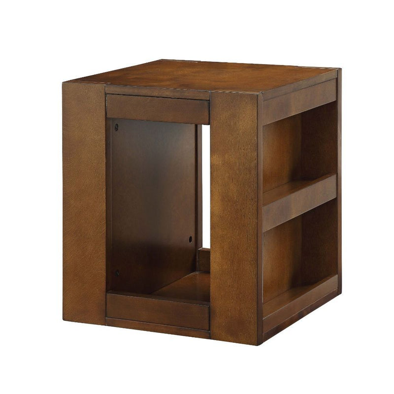 Pisanio - 22" End Table - Espresso - R&R Furniture Gallery (Fountain Valley, CA)