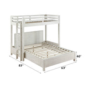 Celerina - Queen Bed - Weathered White - R&R Furniture Gallery (Fountain Valley, CA)