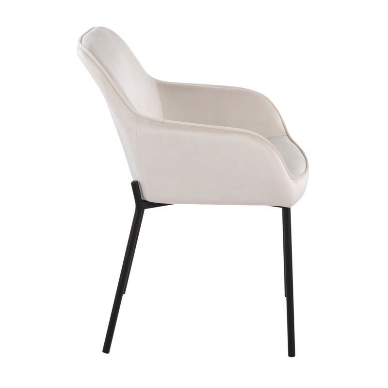Lumi Source Daniella contemporary dining chair set of 2 with sleek modern design and comfortable upholstered seats.
