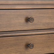 Carlton - Bedside Table - Rustic Natural Aged Brown - R&R Furniture Gallery (Fountain Valley, CA)