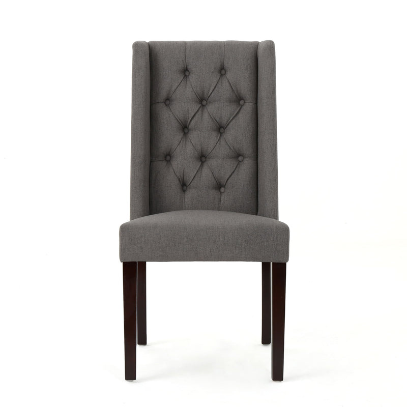 Sophisticated Tufted Dining Chair With High Back Design - R&R Furniture Gallery (Fountain Valley, CA)