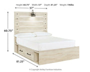 Youth bedroom set with 8+ pieces from Signature Design by Ashley, including bed, dresser, and nightstands in a modern style.