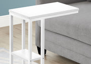 Accent Table, C - Shaped, Marble Look Contemporary & Modern Convenient Design - R&R Furniture Gallery (Fountain Valley, CA)