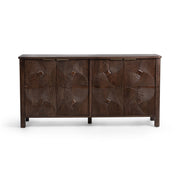 Lina - 4 Door Cabinet - Kona Brown - R&R Furniture Gallery (Fountain Valley, CA)
