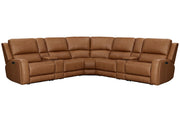 Parker Living Belmont zero gravity power reclining sectional with adjustable headrests, featuring plush cushions and modern design.