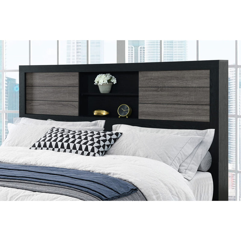 Soluto - Bed With Bookcase Headboard - R&R Furniture Gallery (Fountain Valley, CA)