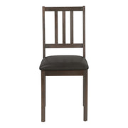 Dining Chair, Side, Upholstered For Dining Room, Transitional (Set of 2) - Brown - R&R Furniture Gallery (Fountain Valley, CA)