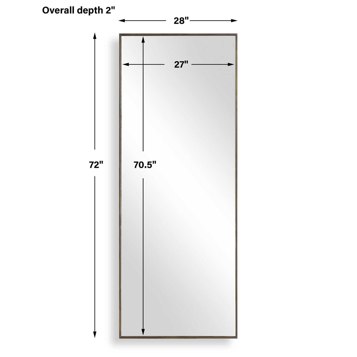 Patterson - Dressing Mirror - Bronze