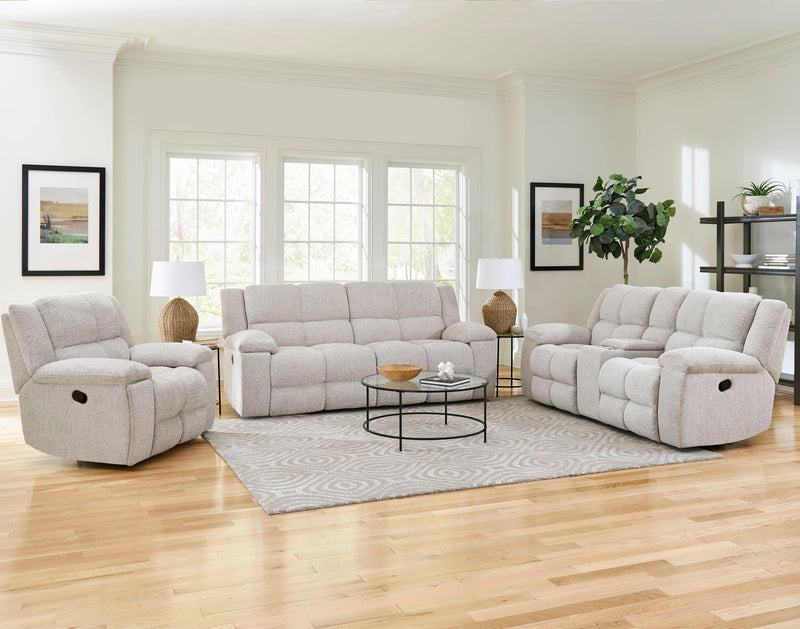 Buster - Manual Glider Reclining Sofa Set - R&R Furniture Gallery (Fountain Valley, CA)