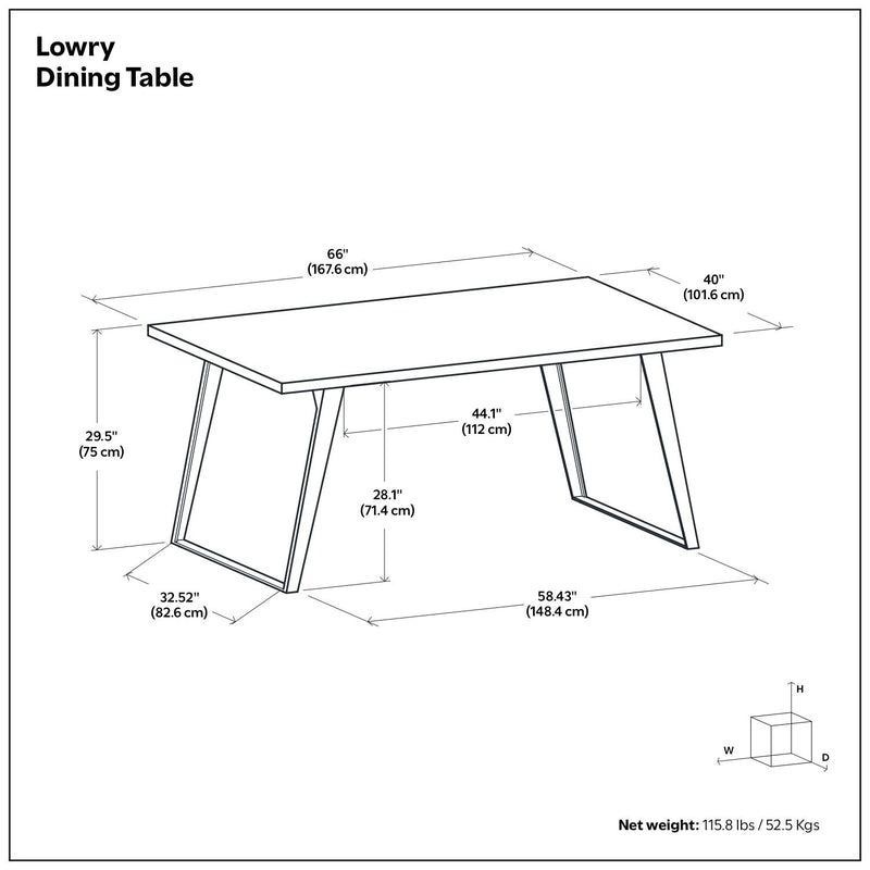 Simpli-Home Lowry handcrafted square dining table with wooden surface and sturdy legs, ideal for modern dining rooms.