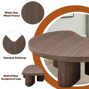 Yoab - Coffee Table - Smoked Oak - R&R Furniture Gallery (Fountain Valley, CA)