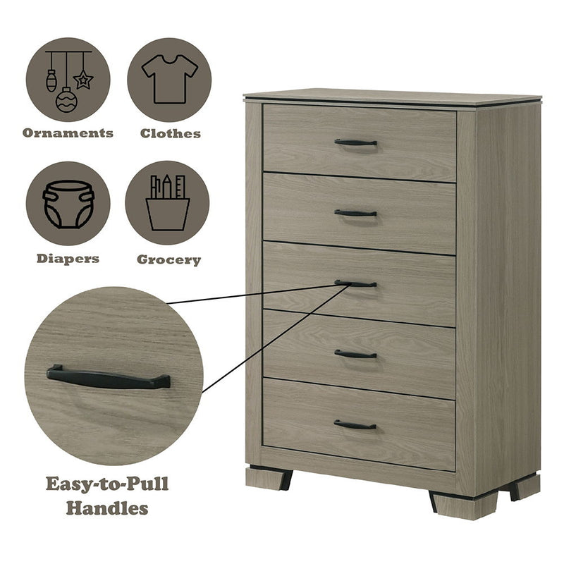 Joanna - Chest - Weathered Gray - R&R Furniture Gallery (Fountain Valley, CA)