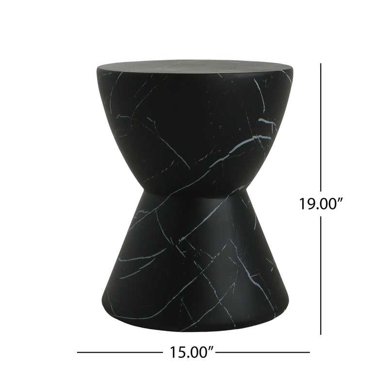 Outdoor, Lightweight Concrete Side Table - R&R Furniture Gallery (Fountain Valley, CA)
