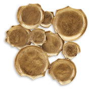 Gageton - Wall Decor - Antique Gold Finish - R&R Furniture Gallery (Fountain Valley, CA)
