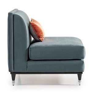 La Francaise - Armless Accent Chair - R&R Furniture Gallery (Fountain Valley, CA)