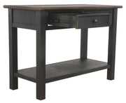 Tyler Creek - Sofa Table - Grayish Brown / Black - R&R Furniture Gallery (Fountain Valley, CA)