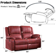 Zuriel - Motion Loveseat - R&R Furniture Gallery (Fountain Valley, CA)
