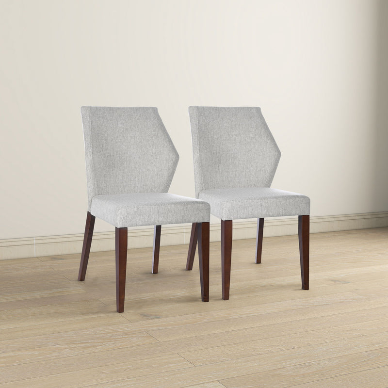 Luca - Dining Chair (Set of 2) - Light Gray - R&R Furniture Gallery (Fountain Valley, CA)
