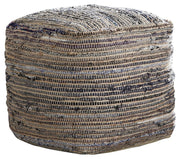 Absalom - Pouf - Denim - R&R Furniture Gallery (Fountain Valley, CA)