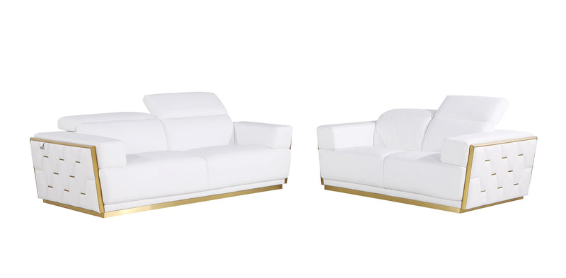 1111 - Leather Living Room Set - R&R Furniture Gallery (Fountain Valley, CA)