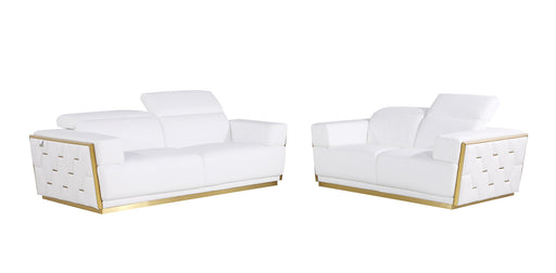 1111 - Leather Living Room Set - R&R Furniture Gallery (Fountain Valley, CA)