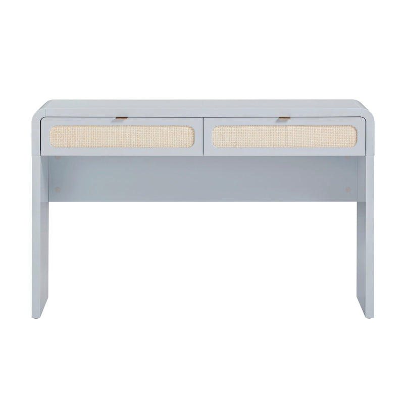 Patty - Rattan Console Desk - R&R Furniture Gallery (Fountain Valley, CA)
