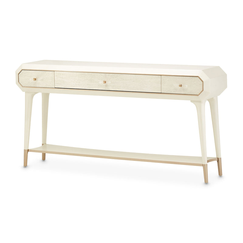 La Rachelle - Console Table - Champagne - R&R Furniture Gallery (Fountain Valley, CA)