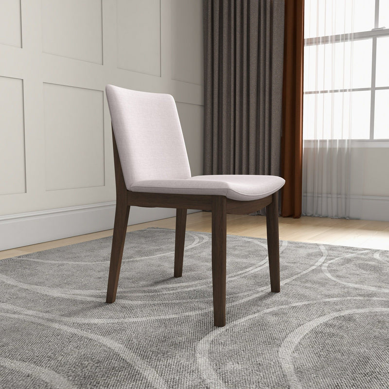 Laura - Mid-Century Modern Solid Wood Dining Chair (Set of 2) - R&R Furniture Gallery (Fountain Valley, CA)