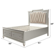 Kaitlyn - Bed (LED HB) - R&R Furniture Gallery (Fountain Valley, CA)
