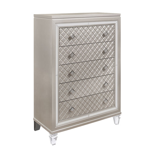 Cross - Glam Chest - Champagne - R&R Furniture Gallery (Fountain Valley, CA)