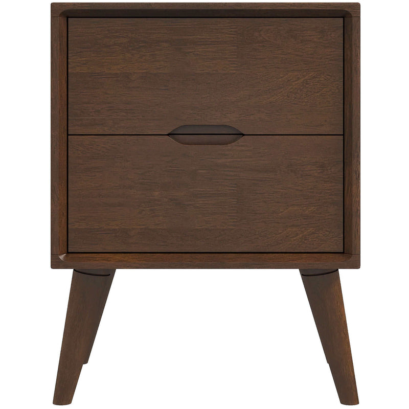 Alexandra - Night Stand With 2 Drawers - Walnut Brown - R&R Furniture Gallery (Fountain Valley, CA)