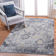 Payas - 5' X 7' Traditional Area Rug - Gray / Blue - R&R Furniture Gallery (Fountain Valley, CA)