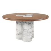 Harvey - Round Dining Table - Brown - R&R Furniture Gallery (Fountain Valley, CA)