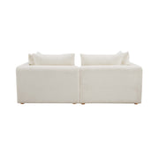 Hangover - Boucle Loveseat - Cream - R&R Furniture Gallery (Fountain Valley, CA)