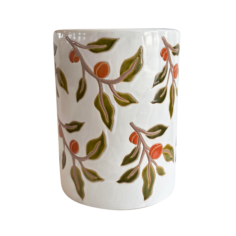 Tempest - Ceramic Table - Orange Citrus - R&R Furniture Gallery (Fountain Valley, CA)