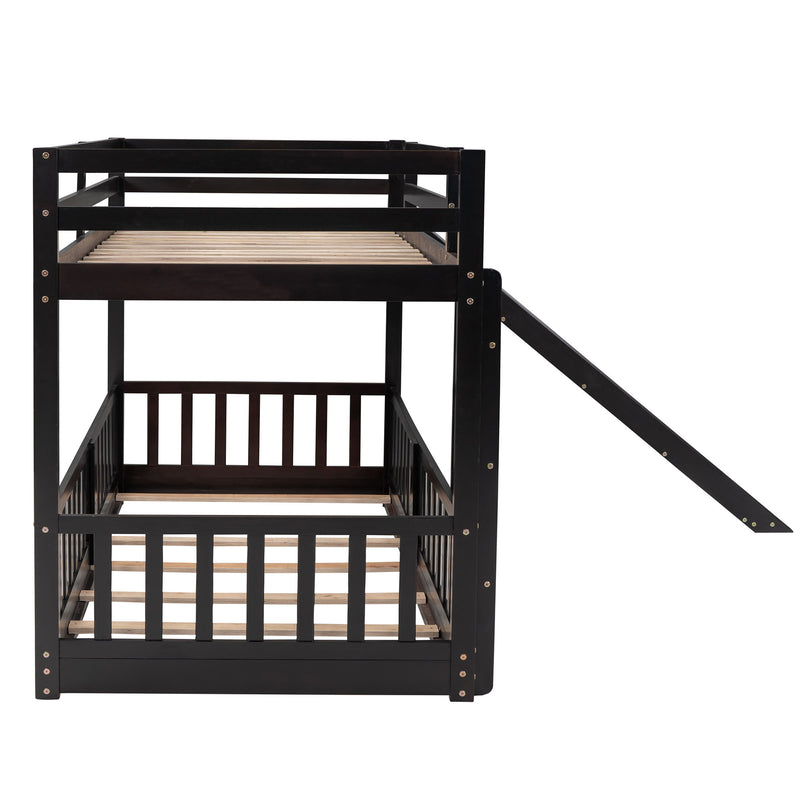 Bunk Bed With Convertible Ladder And Slide - R&R Furniture Gallery (Fountain Valley, CA)
