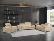 296 - Genuine Leather Living Room Set - R&R Furniture Gallery (Fountain Valley, CA)