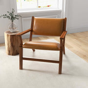 Hendrix - Antique Arm Chair - Brown / Rustic / Tan - R&R Furniture Gallery (Fountain Valley, CA)
