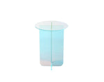Fomo Small End Table in Iridescent Glass