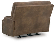 Beckley Place - Power Recliner With Adjustable Headrest - Earth - R&R Furniture Gallery (Fountain Valley, CA)