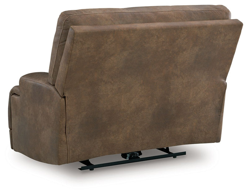Beckley Place - Power Recliner With Adjustable Headrest - Earth - R&R Furniture Gallery (Fountain Valley, CA)