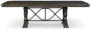 Maylee - Dining Extension Table - Dark Brown - R&R Furniture Gallery (Fountain Valley, CA)