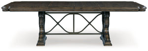 Maylee - Dining Extension Table - Dark Brown - R&R Furniture Gallery (Fountain Valley, CA)